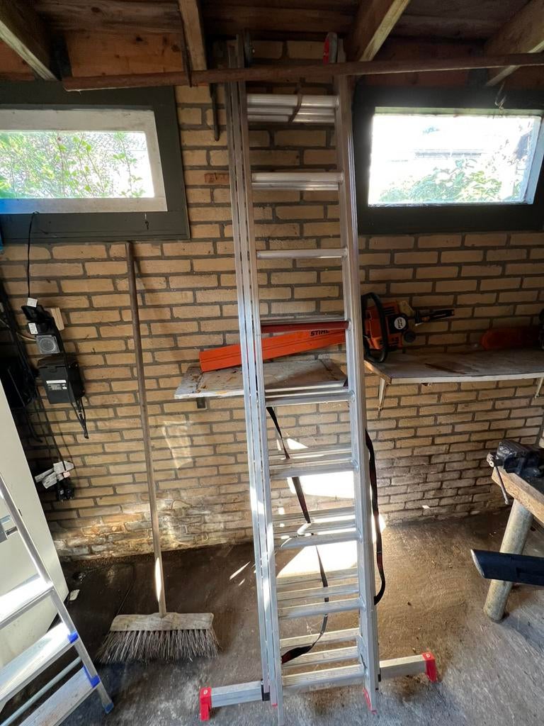 Aluminium ladder, Ophalen, Zo goed als nieuw, 4 meter of meer