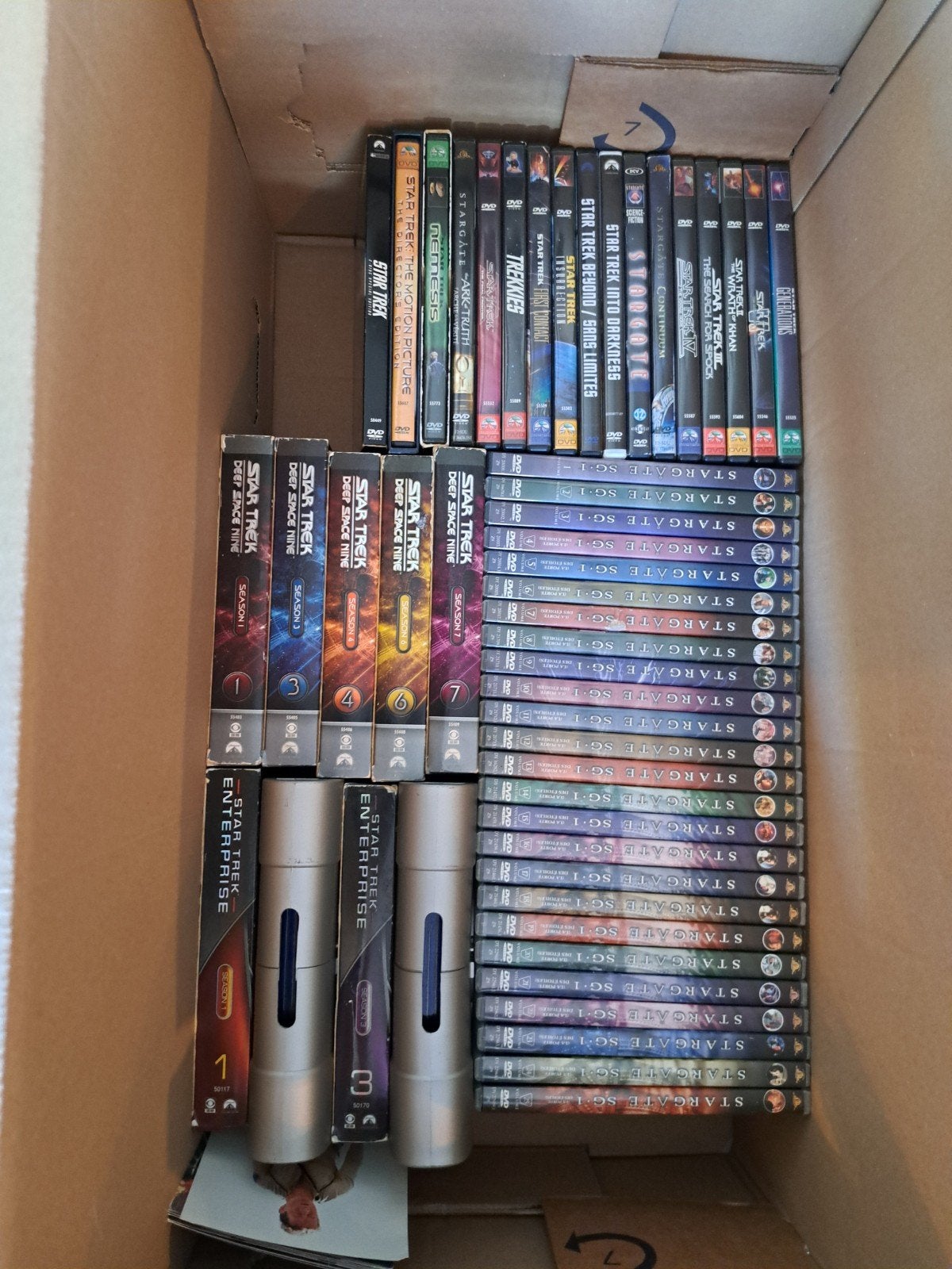 Star Trek & Stargate DVD Collectie - Diverse Seizoenen, Gebruikt, Complete serie, Science Fiction en Fantasy, Ophalen of Verzenden