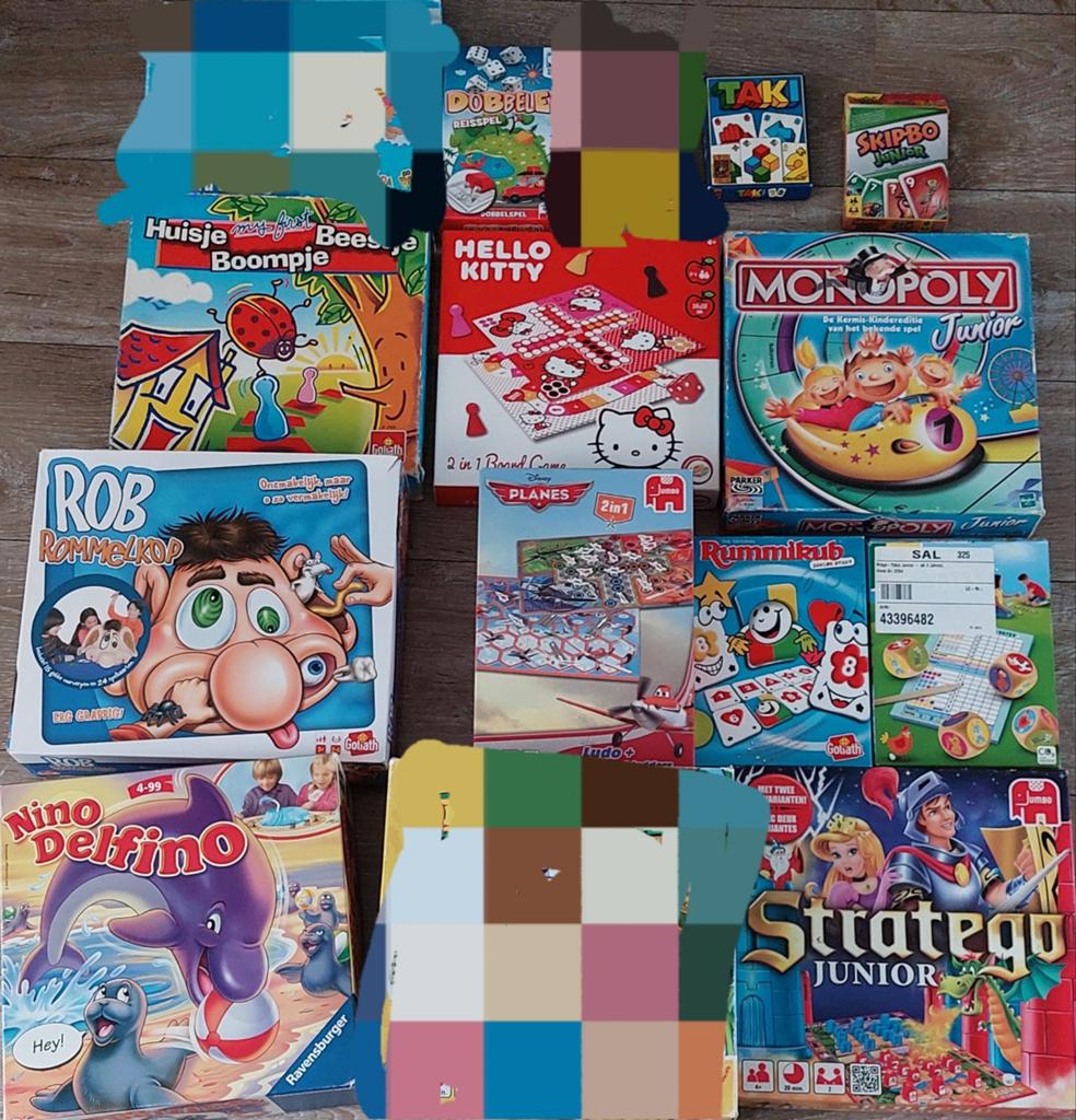Diverse Bordspellen en Kinderspellen - Grote Collectie, Ophalen, Gebruikt, Jongen of Meisje