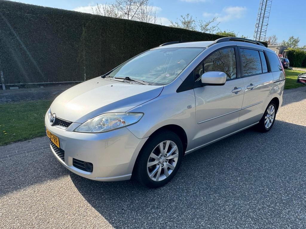 Inruil Koopje Mazda 5 1.8 2007 Grijs 7 persoons, 1370 kg, 4 cilinders, 7 stoelen, Origineel Nederlands