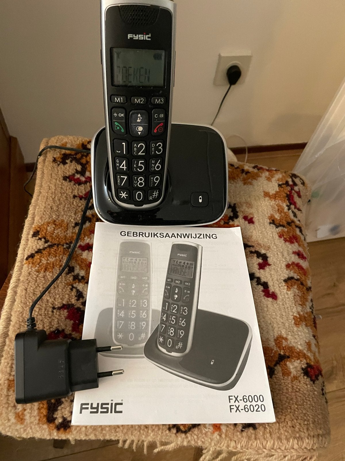 Fysic FX-6000 draadloze telefoon met grote toetsen, Ophalen of Verzenden, Gebruikt, 1 handset