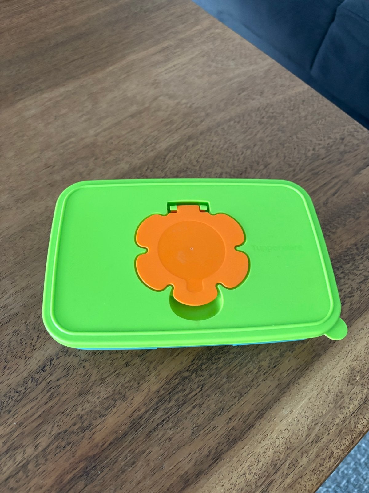 Tupperware babydoekjes/lotiondoekjes houder, Ophalen of Verzenden, Gebruikt, Groen, Overige typen