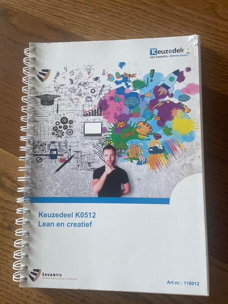 Keuzedeel K0512 Lean en creatief - Savantis, Boeken, Studieboeken en Cursussen, Ophalen of Verzenden, Gamma, Zo goed als nieuw