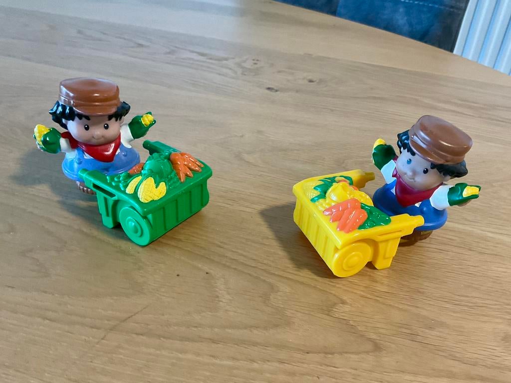 Little People : Boer met Groentenkar, Kinderen en Baby's, Ophalen of Verzenden, Gebruikt