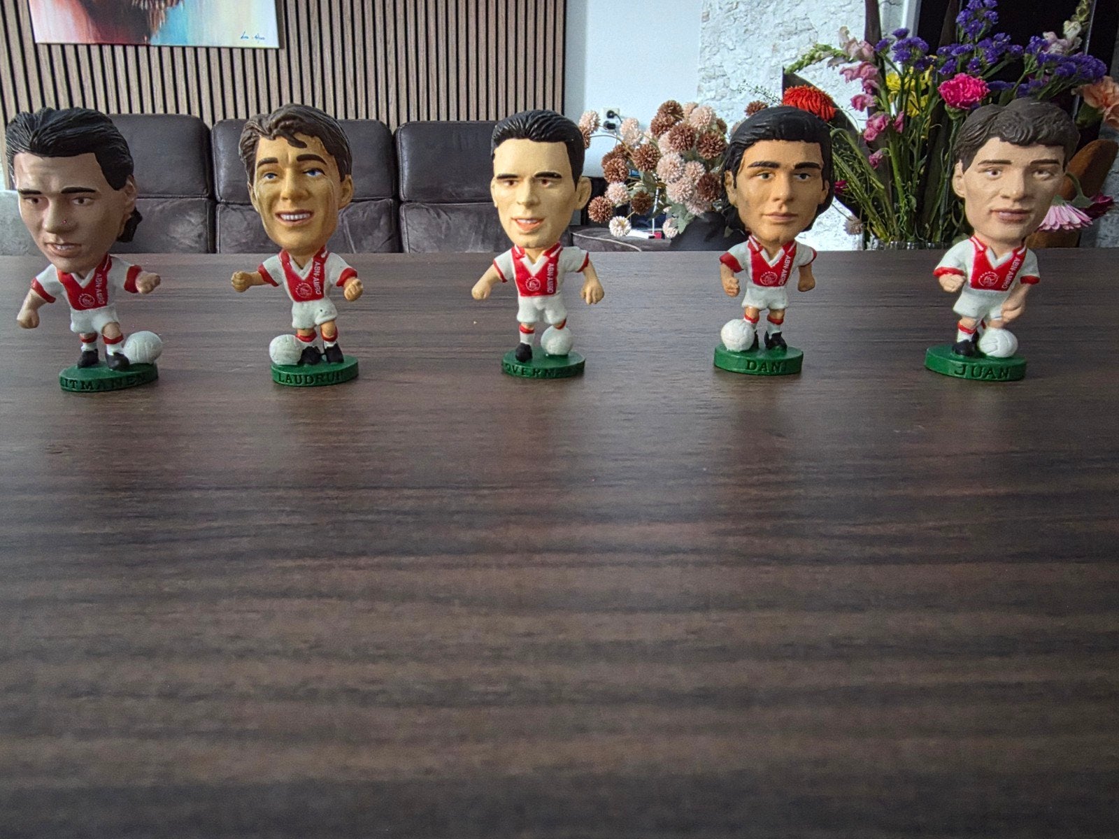 Ajax poppetjes - Collectie van 11 Voetballegendes, Ophalen of Verzenden, Zo goed als nieuw