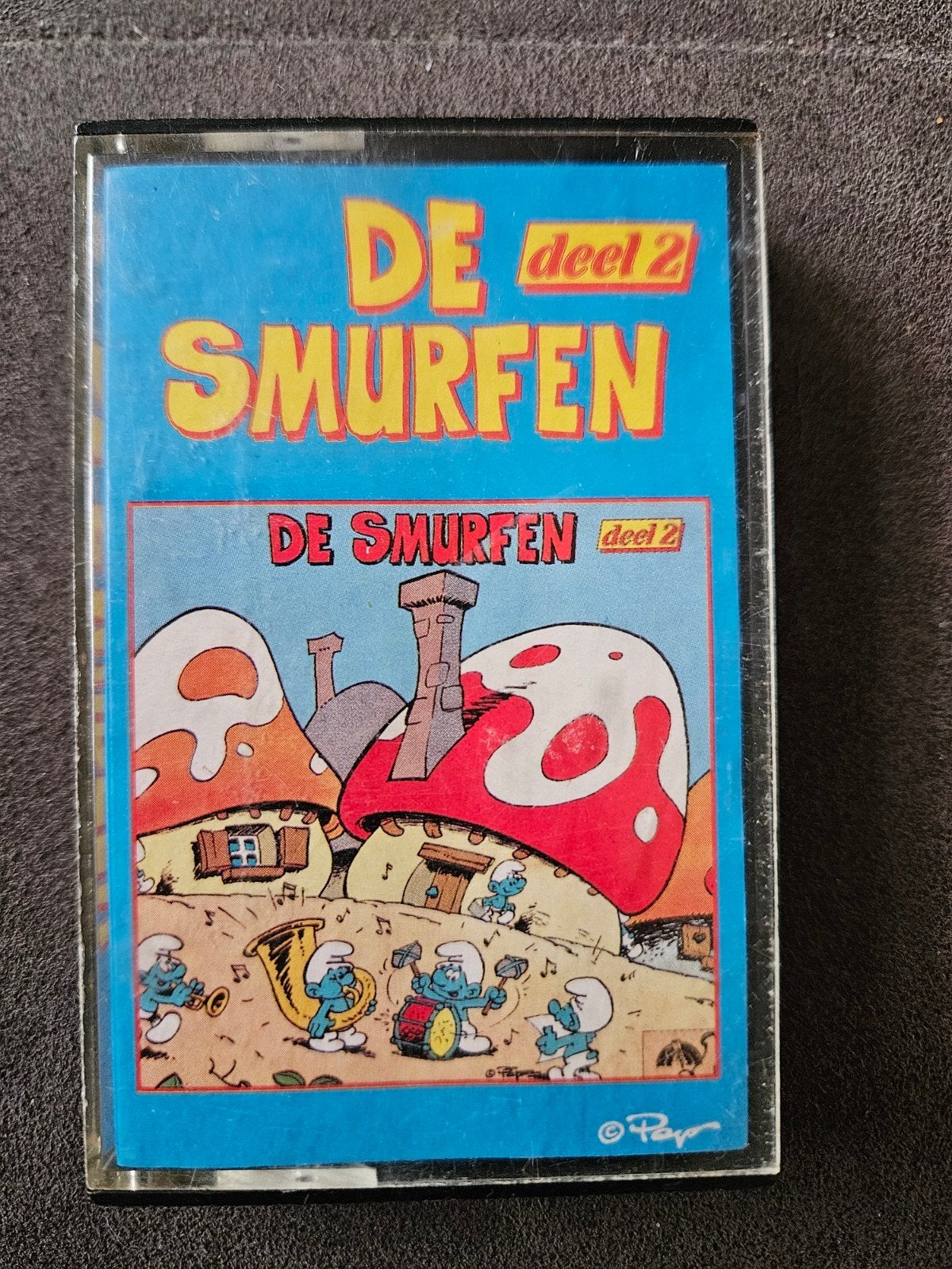 De Smurfen deel 2 Cassettebandje - Vintage Hoorspel, Gebruikt, Kinderen en Jeugd, 1 bandje, Ophalen of Verzenden