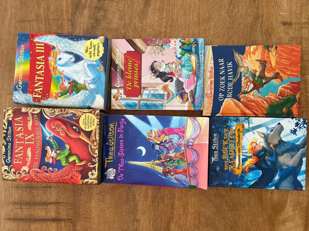 Geronimo Stilton & Thea Stilton boeken - 6 stuks, Boeken, Kinderboeken | Jeugd | 10 tot 12 jaar, Gelezen, Fictie, Ophalen of Verzenden