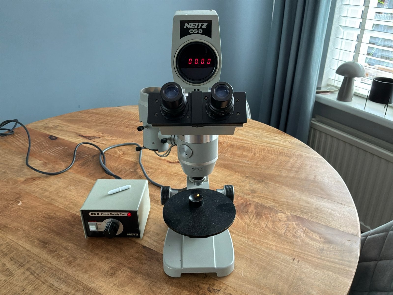 Neitz CG-D Stereomicroscoop met digitale uitlezing, Ophalen of Verzenden, Gebruikt, Minder dan 400x, Stereomicroscoop
