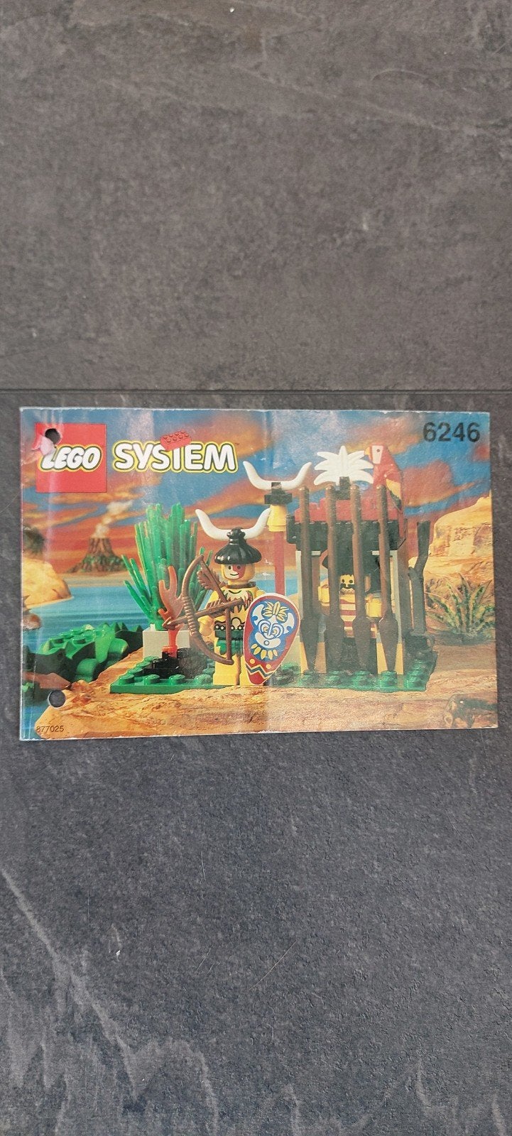 Lego System 6246: Piraten Eiland met Indianen, Gebruikt, Overige thema's, Lego, Ophalen of Verzenden
