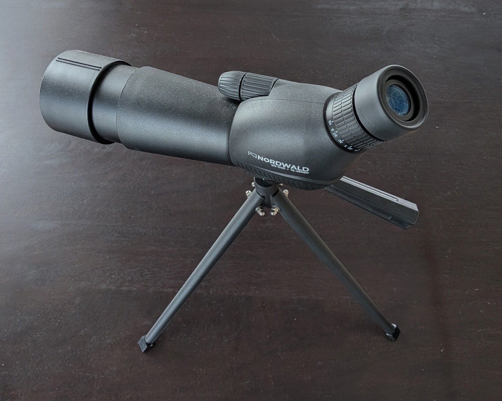 Nordwald Spottingscoop met Statief - als nieuw, Ophalen, Lenzentelescoop (refractor), Met statief, Zo goed als nieuw