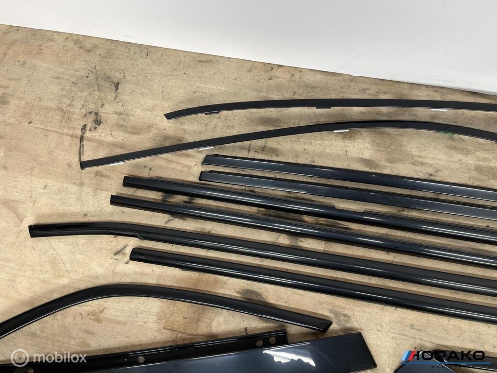 Raamlijsten hoogglans zwart BMW X5 E70 - origineel, Auto-onderdelen, Gebruikt, Einsteinlaan 5 rijswijk, Bmw, Ophalen of Verzenden