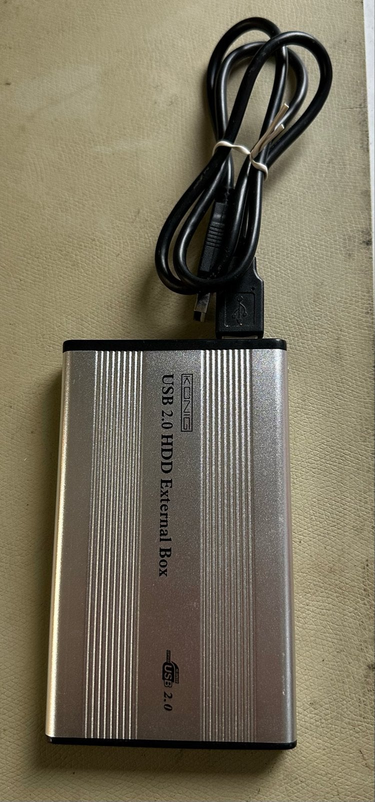 König USB 2.0 Externe HDD Behuizing met 20GB HDD, Gebruikt, Server, HDD, Ophalen of Verzenden