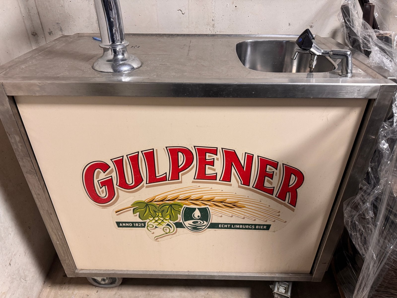 Gulpener Biertap met spoelbak en koeler - Antoine Compact 60, Ophalen, Gebruikt, Overige merken
