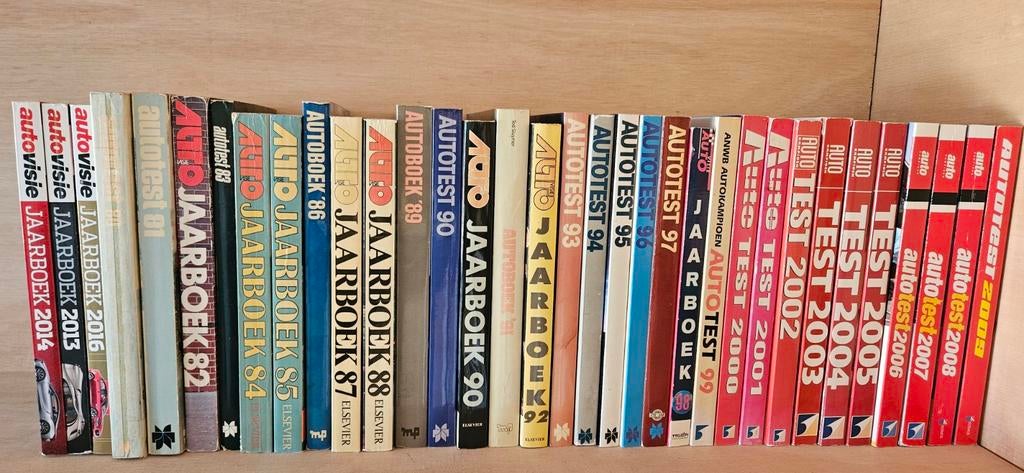 37 Auto jaarboeken 1963 t/m 2016, Ophalen of Verzenden, Gelezen