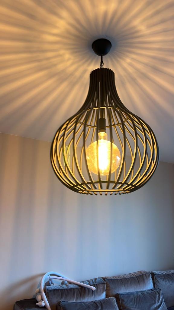 CHERICONI Hanglamp Goccia Ø 60 cm zwart ZGAN, Huis en Inrichting, Lampen | Hanglampen, Ophalen of Verzenden, Zo goed als nieuw