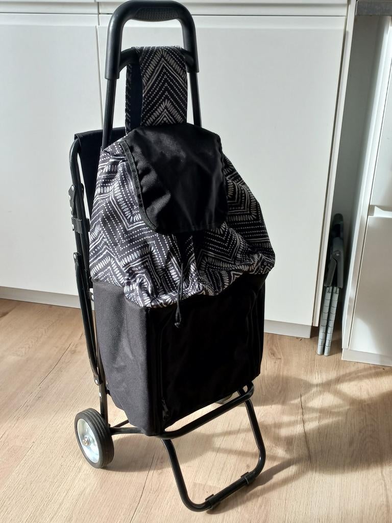 Boodschappenkar / trolley met sttoeltje en koeltas., Ophalen, 30 cm of meer