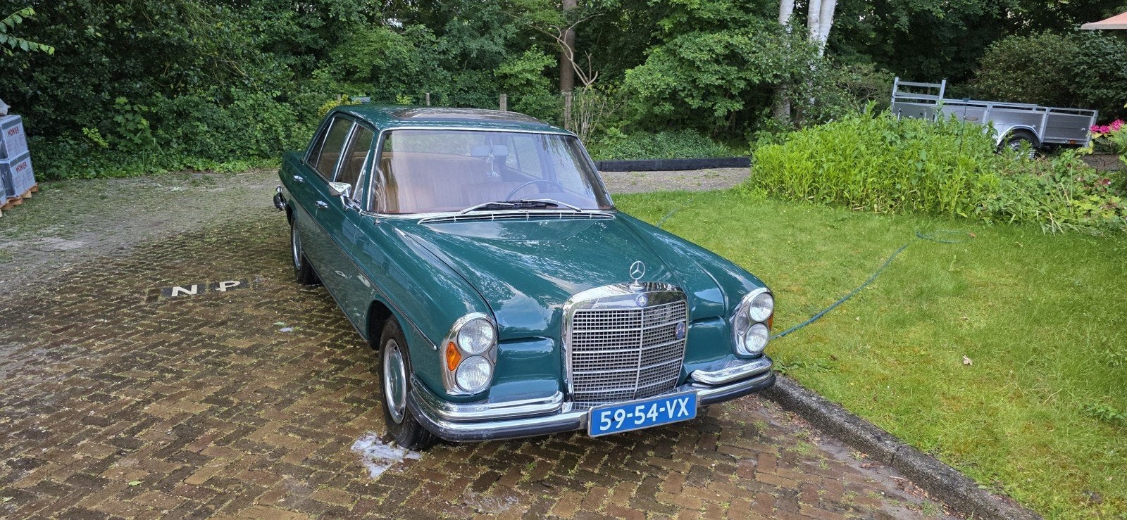 Mercedes-Benz S-Klasse 2.8 280 SE 1973, Achterwielaandrijving, Origineel Nederlands, Bruin, Handgeschakeld