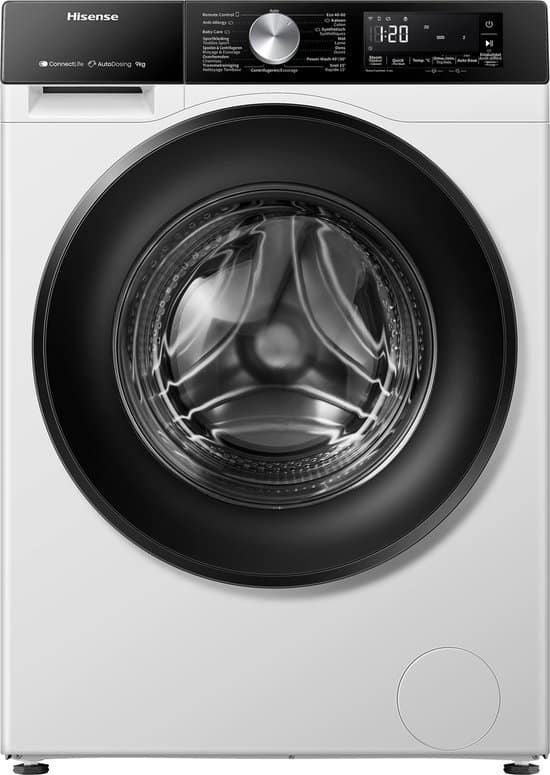 Hisense Wasmachine WF3S9045BW3/BLX - 9 kg - Energielabel A, Triple J Online, Info@triplejonline.nl, De Spinnekop 9