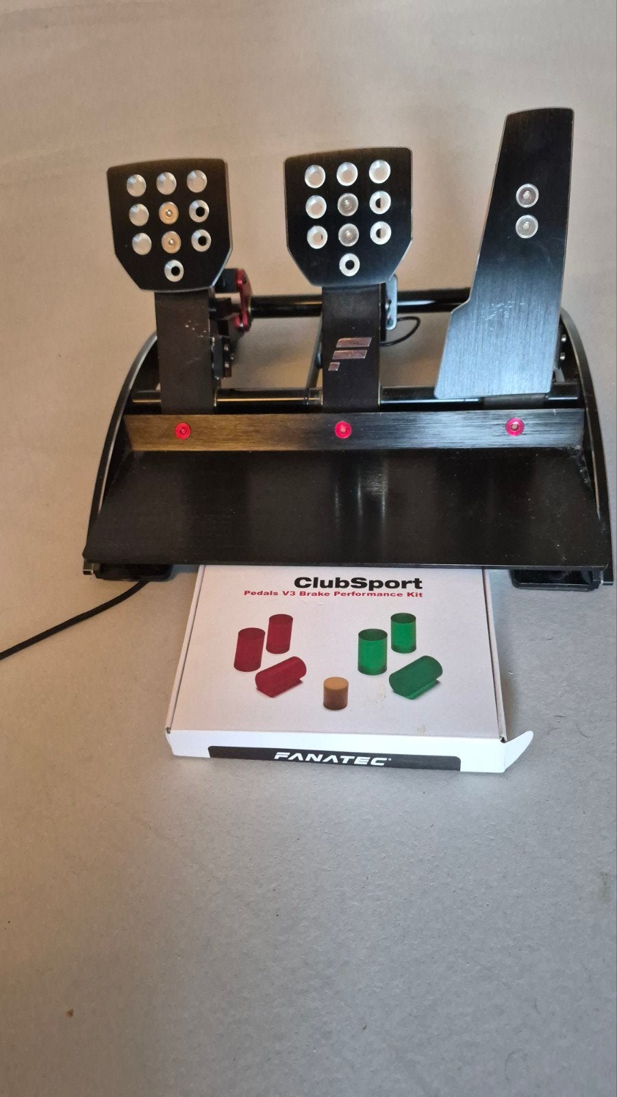 Fanatec ClubSport Pedalen V3 met Performance Kit, Ophalen of Verzenden, Gebruikt
