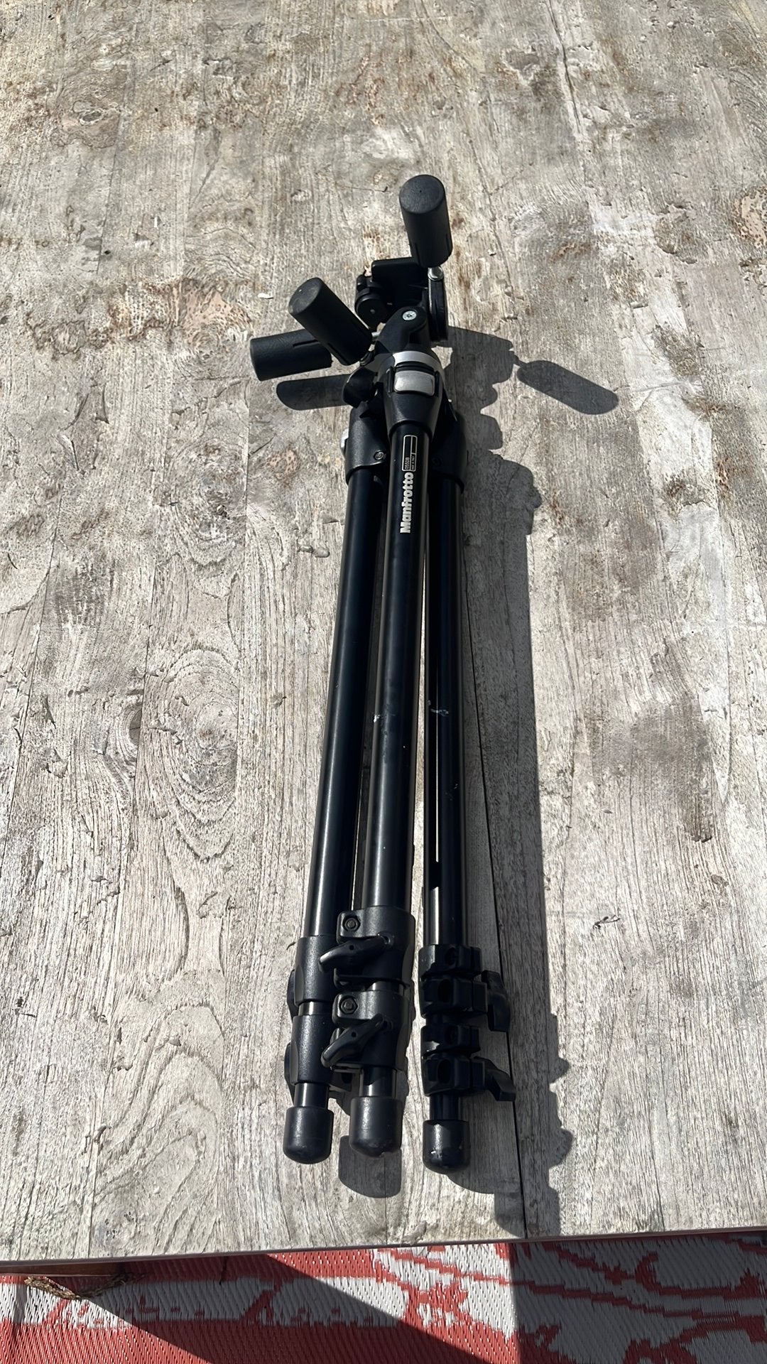 Manfrotto 55DB statief, Zo goed als nieuw, 175 cm of meer, Manfrotto, Ophalen of Verzenden