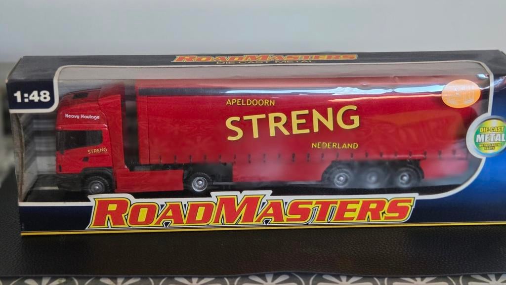 Roadmasters Die-Cast Metal Truck 1:48 - Streng Apeldoorn, Overige merken, 1:32 tot 1:50, Nieuw, Ophalen of Verzenden