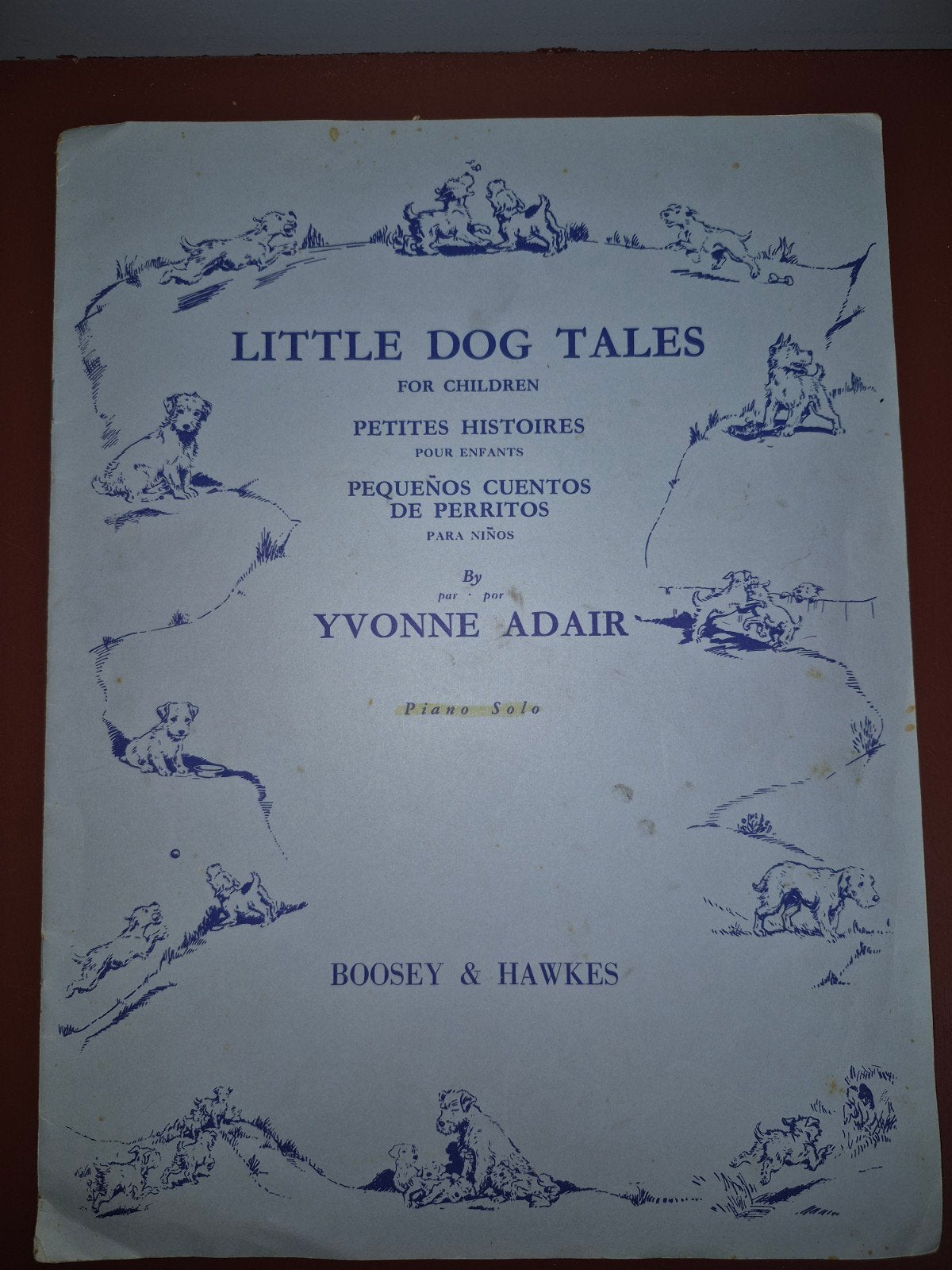 Little Dog Tales - Yvonne Adair (Piano Solo), Muziek en Instrumenten, Gebruikt, Klassiek, Les of Cursus, Ophalen of Verzenden