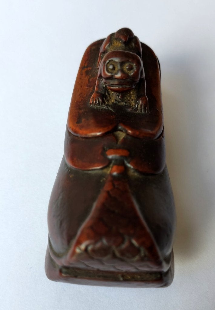 Antieke novelty snuifdoos – oosterse schoen – 19e eeuw, Antiek en Kunst, Ophalen of Verzenden