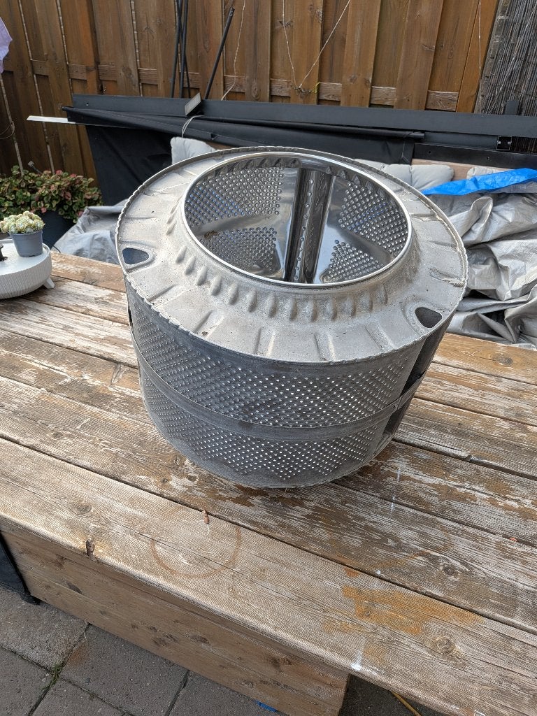 Vuurkorf Trommel Wasmachine Zelfbouw, Ophalen, Gebruikt