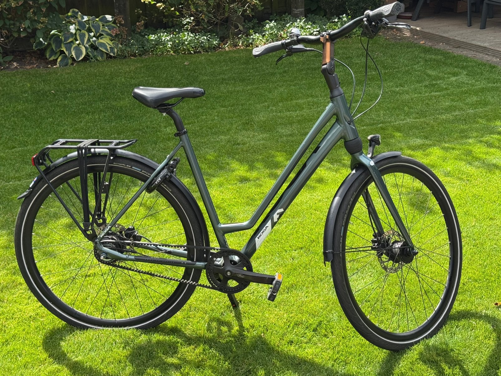 Koga F3 4.0 damesfiets maat 53 belt drive, Ophalen, Minder dan 10 versnellingen, 53 tot 56 cm, Zo goed als nieuw