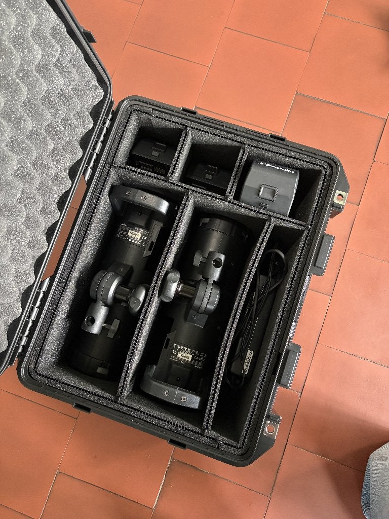 2x Profoto B1 500 AirTTL flitser met accessoires, Ophalen, Gebruikt, Profoto, TTL