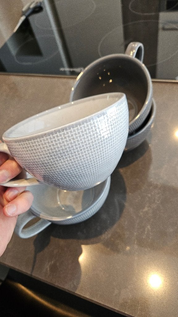 Schaaltjes voor noedels of soep 4 stuks, Ophalen, Overige merken, Overige stijlen, Aardewerk