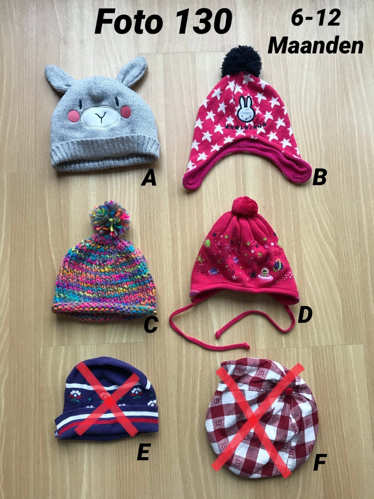 Muts meisje 0-6 maanden zgan *foto 130*, Kinderen en Baby's, Kinderkleding | Mutsen, Sjaals en Handschoenen, Meisje, Ophalen of Verzenden