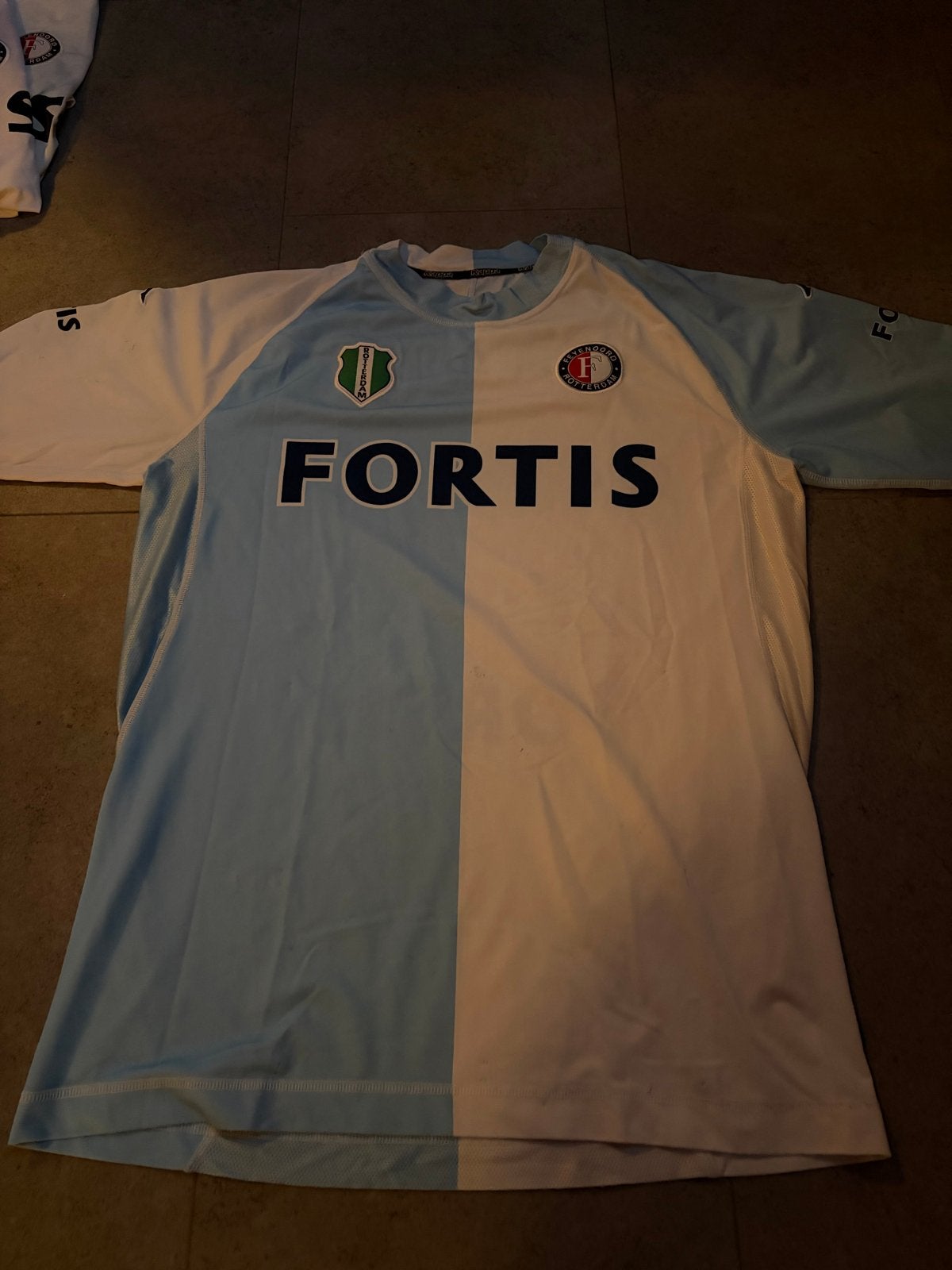 Feyenoord uitshirt 2004/2005 - Maat XXXL, Ophalen, Blauw, Overige maten, Voetbal