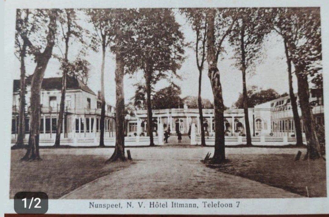 4 oude ansichten Nunspeet samen voor 5 euro, Ophalen of Verzenden, 1920 tot 1940, Gelderland