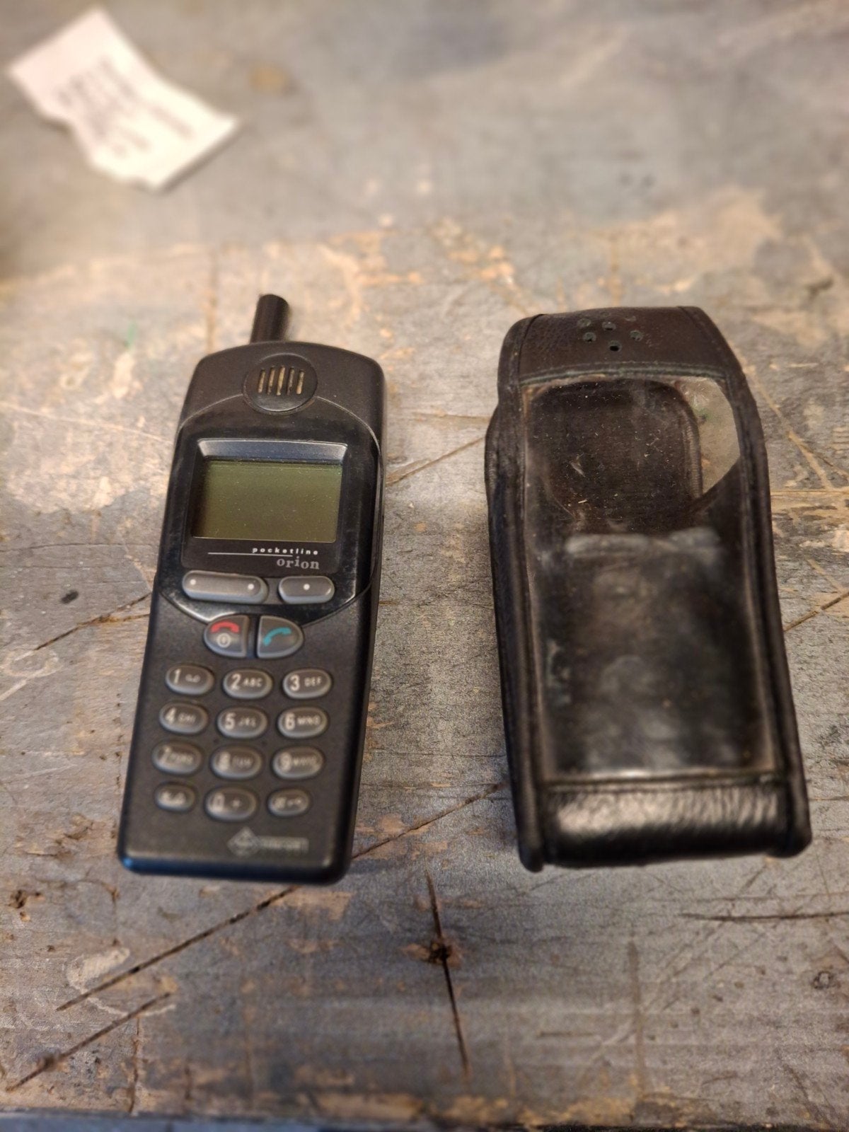 Vintage Pocketline Orion Mobiele Telefoon met Hoesje, Ophalen of Verzenden