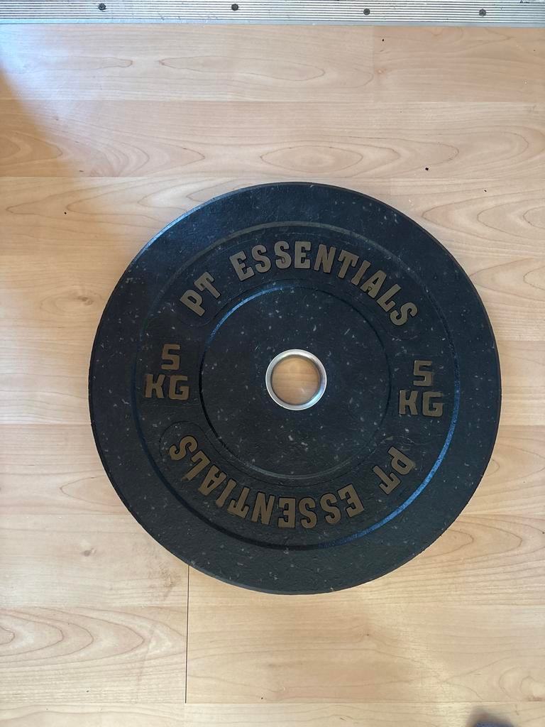 PT Essentials Halterschijf 5 KG, Ophalen of Verzenden, Gebruikt, Armen, Halterschijven