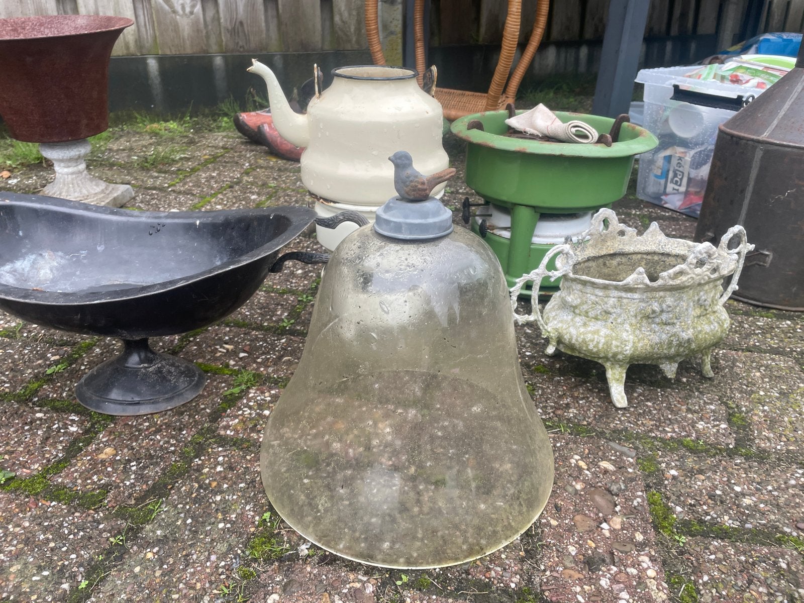 Diverse vintage decoratie en gebruiksvoorwerpen, Ophalen of Verzenden