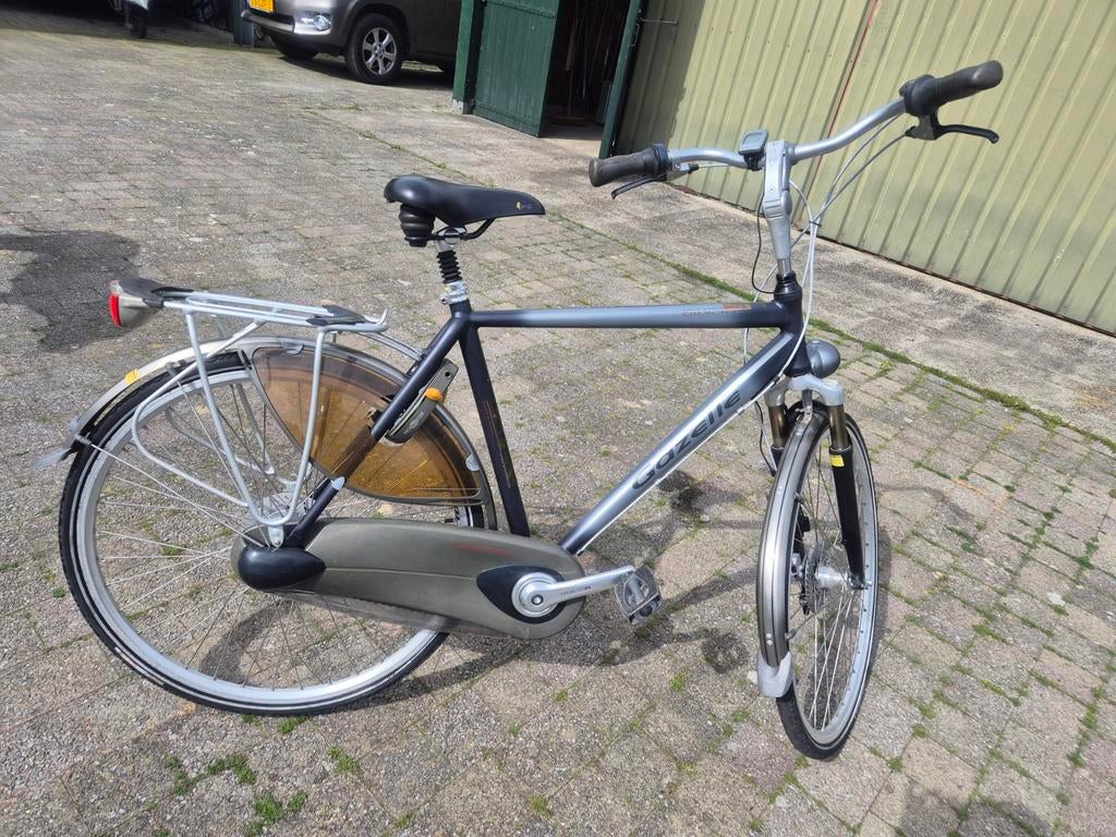 Gazelle Chamonix herenfiets - Gebruikt, Ophalen, Velgrem, Versnellingen, Gazelle