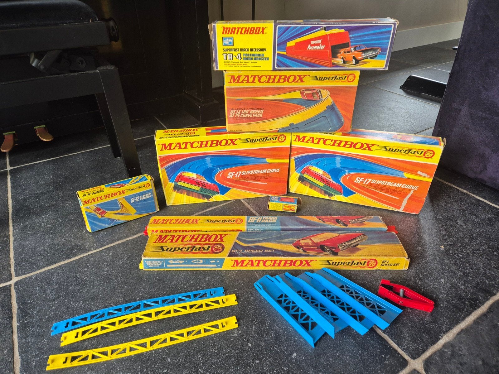 Matchbox Superfast Racebaan Set - Vintage Collectie, Ophalen of Verzenden, Gebruikt, Elektrisch, Overige merken
