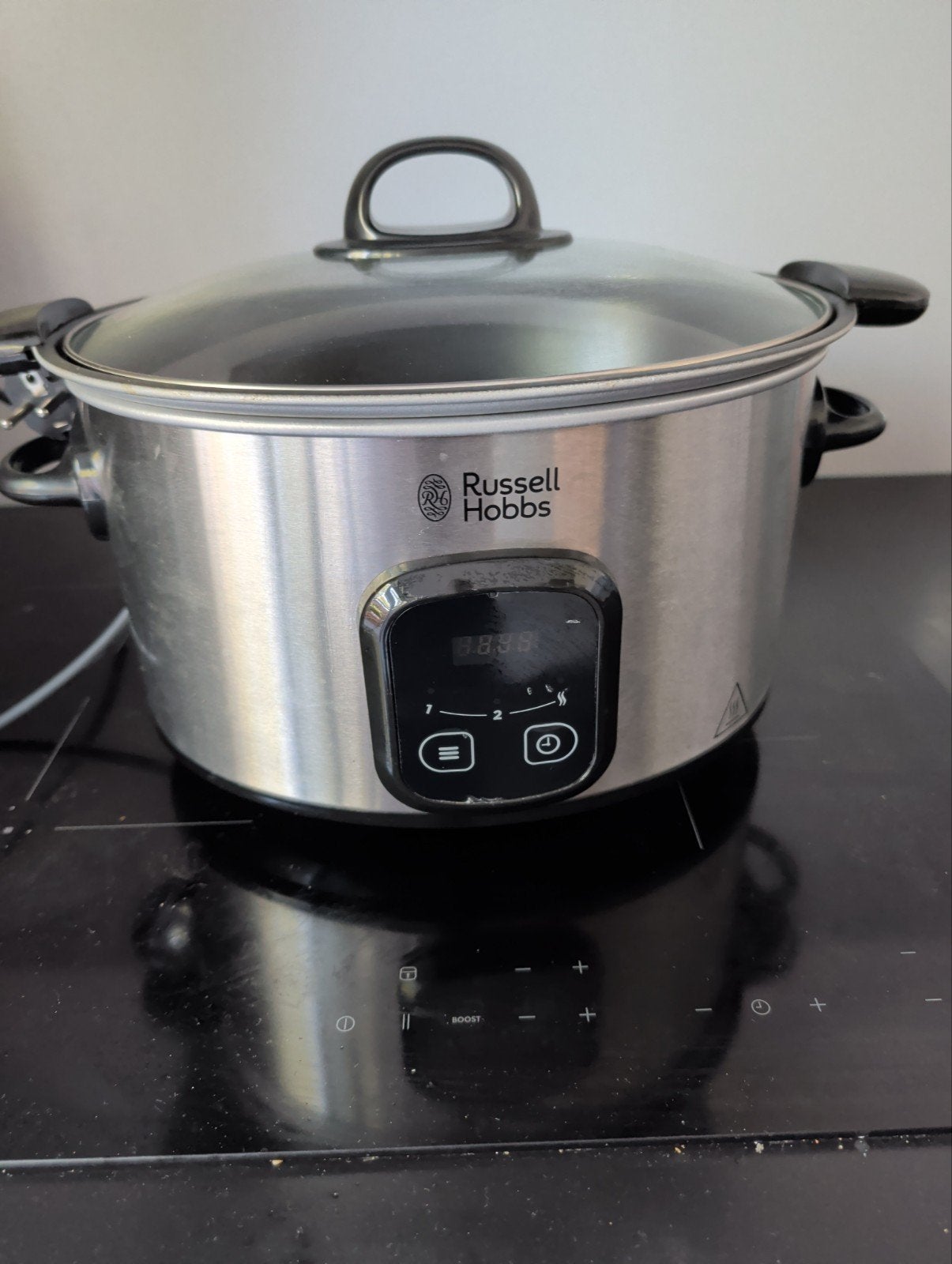 Russell Hobbs Slowcooker - Zilver met timer, Ophalen, Timer, Gebruikt