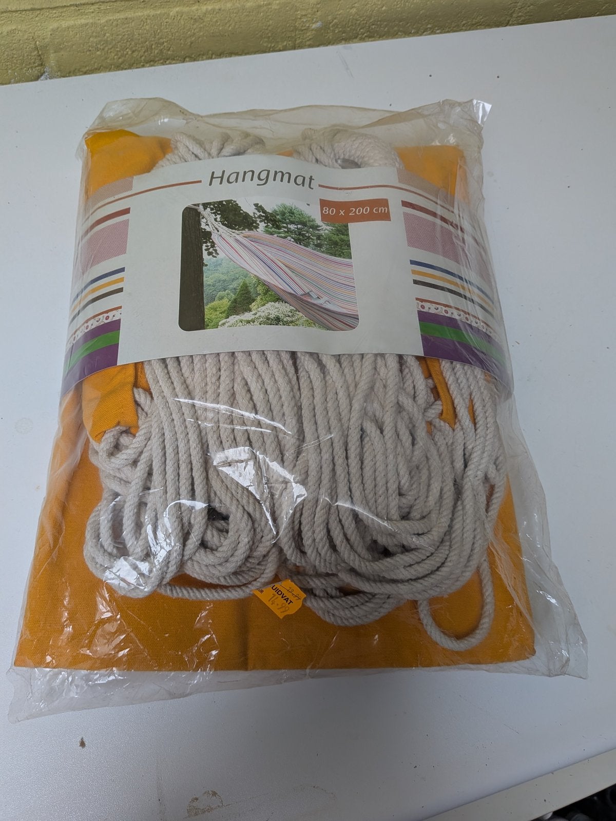 Nieuwe Hangmat 80 x 200 cm - Perfect voor ontspanning, Ophalen of Verzenden, Nieuw, Eenpersoons, Buiten