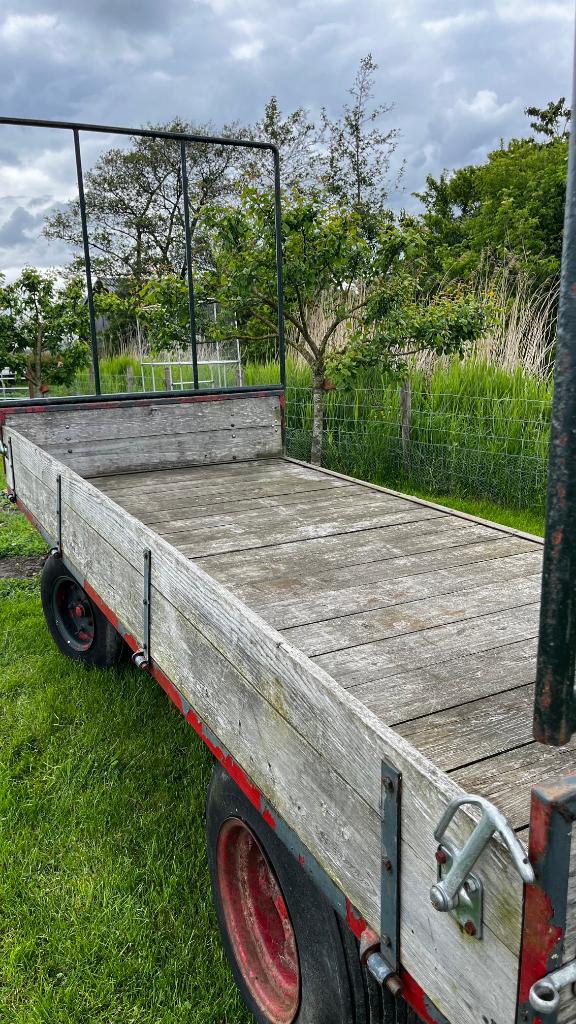 Hooi wagen platte wagen, Ophalen, Transport
