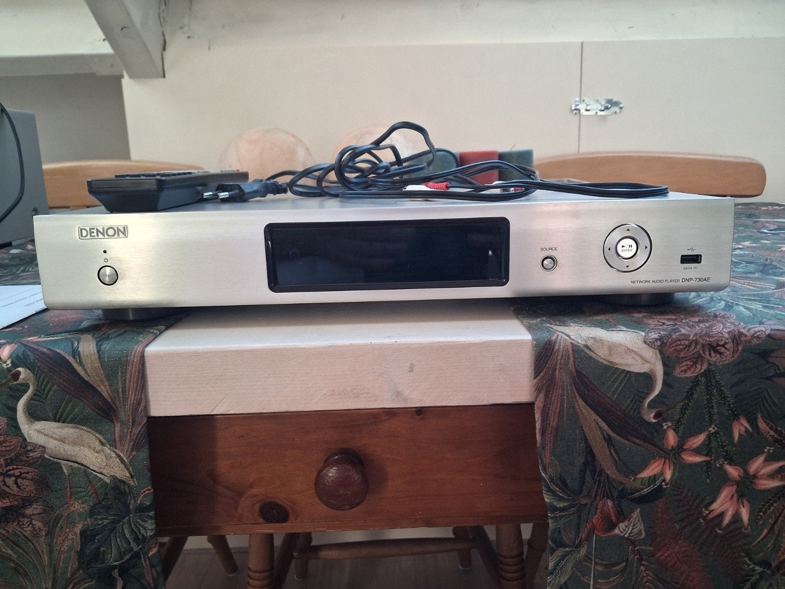 Denon DNP-730AE Netwerk Audio Speler - Zilver, Losse componenten, Ophalen of Verzenden, Zo goed als nieuw, Denon