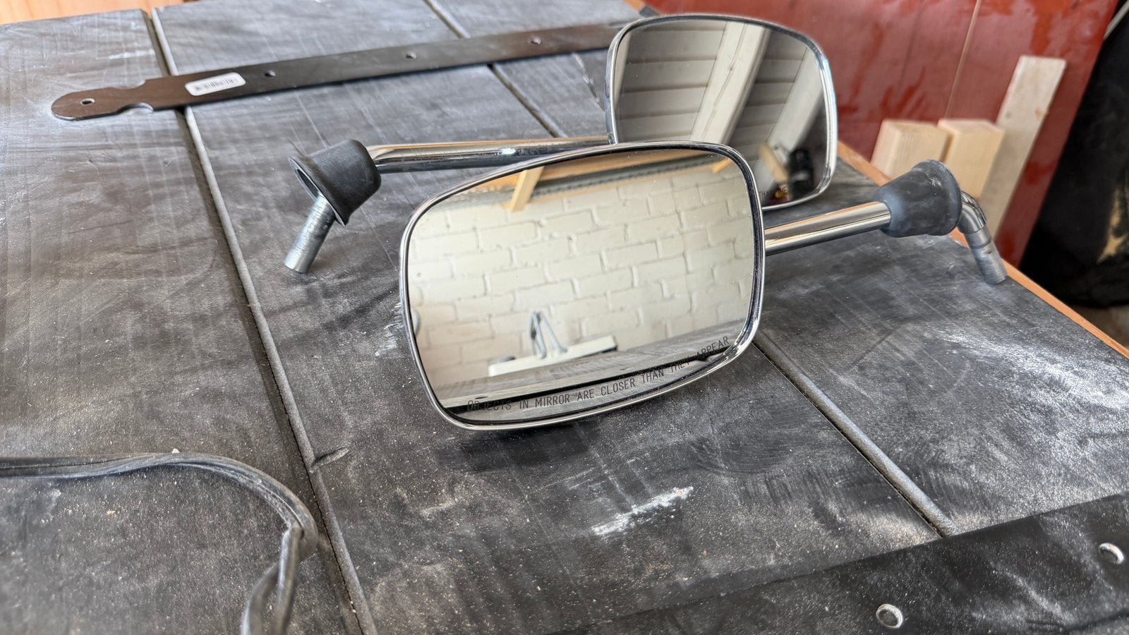Vespa GTS 300 Chrome spiegels voor Vespa GTS 300, Ophalen of Verzenden, Overige typen, Vespa
