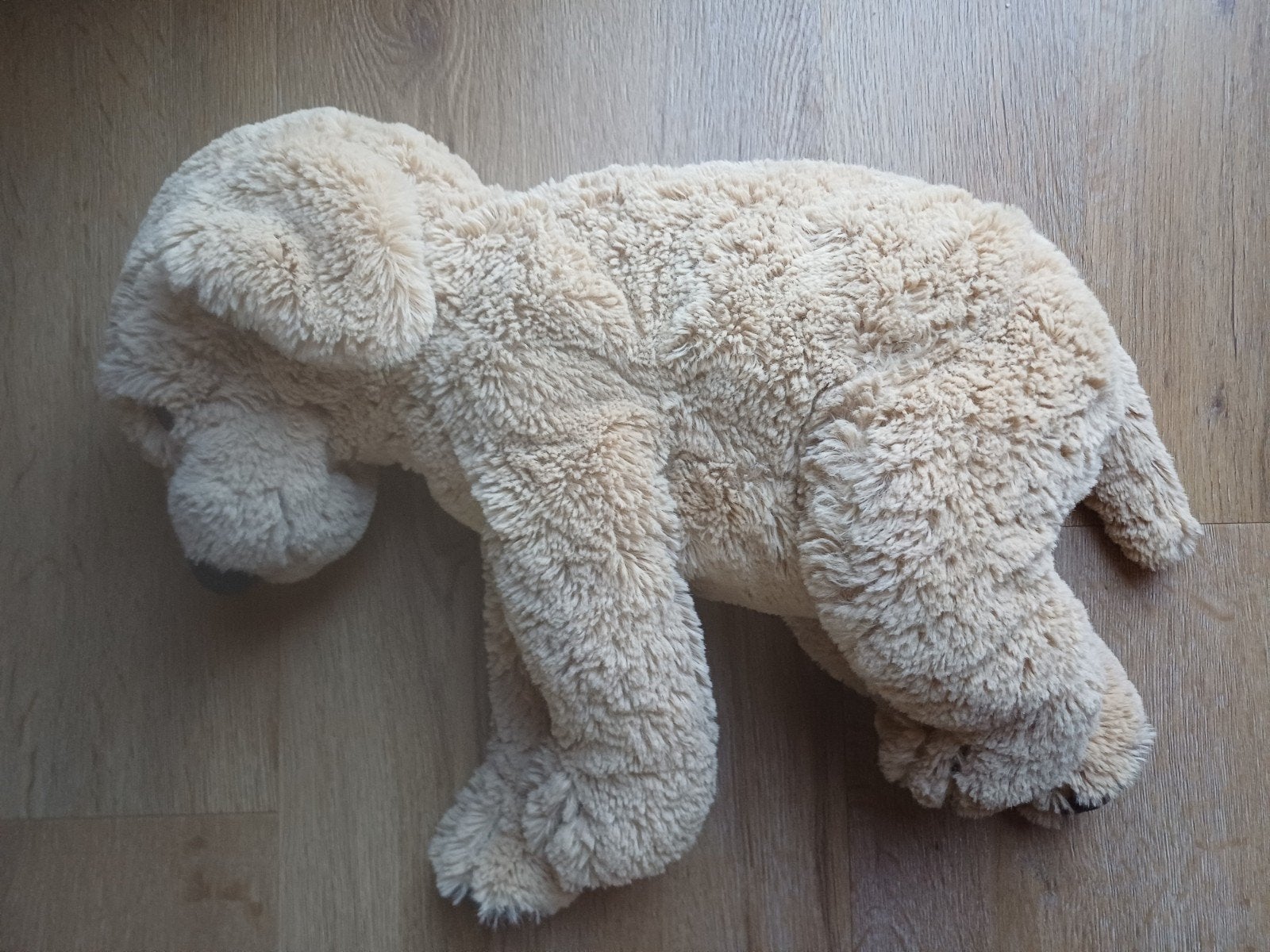 ikea golden retriever hond bruin lichtbruin zacht 40 cm, Kinderen en Baby's, Ophalen of Verzenden, Zo goed als nieuw, Hond