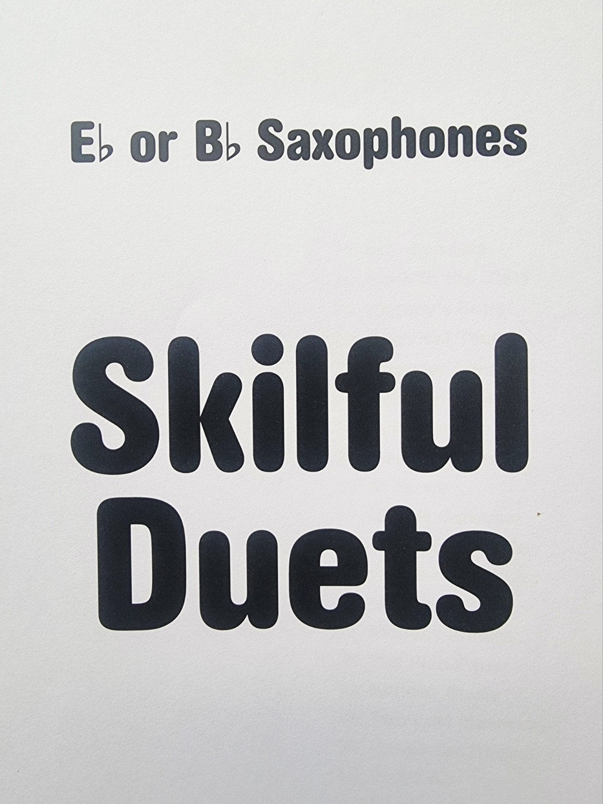 Skilful Duets 40 Progressieve Duetten Es, b Saxofoons Fl14, Gebruikt, Verzenden, Saxofoon, Thema