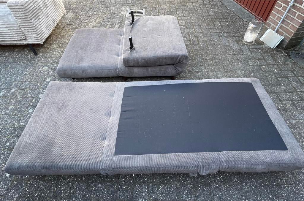 Inklapbare bedden / logeerbed, Ophalen, Eenpersoons, Bruin, 190 cm of minder