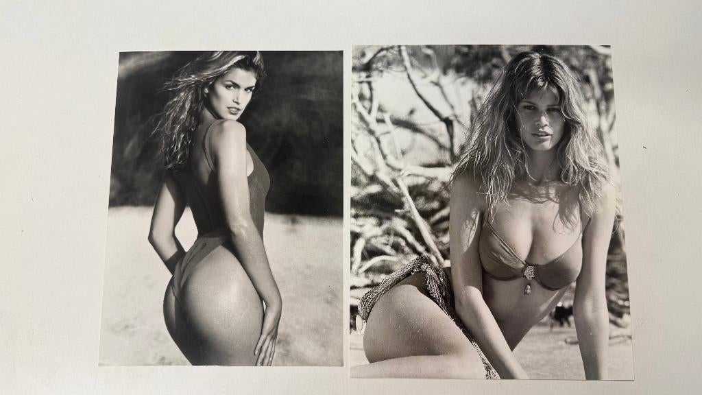 foto's Cindy crawford en Claudia Schiffer, Ophalen of Verzenden, Accessoire