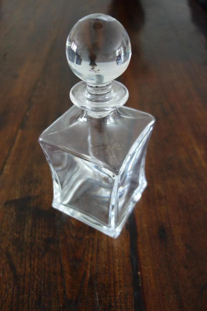Karaf glas met bolkogel, Antiek en Kunst, Ophalen of Verzenden