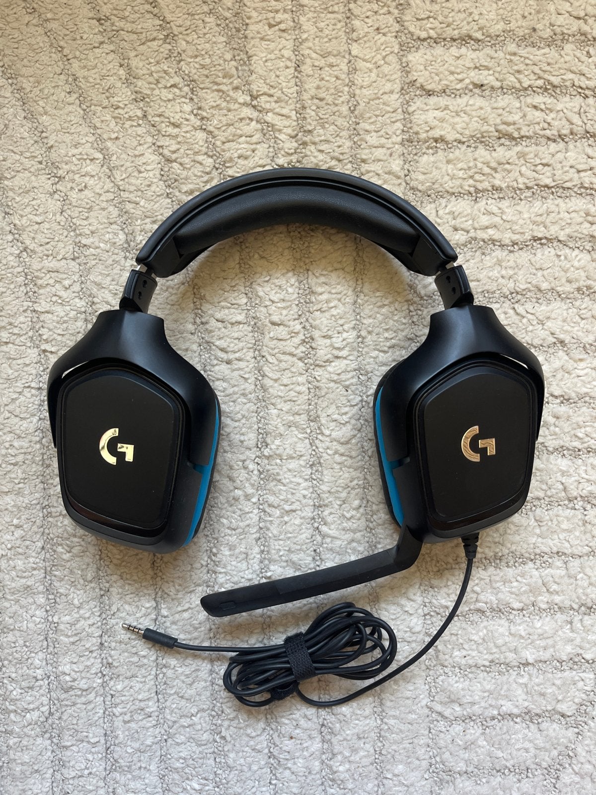 Logitech G432 Gaming Headset - Zwart/Blauw, Ophalen of Verzenden, Gebruikt, Over oor (circumaural), Overige merken